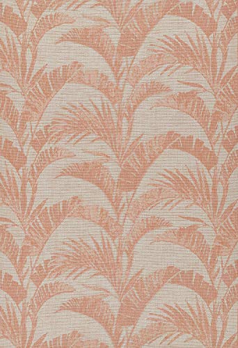 Momeni Riviera Transitional Indoor/Outdoor Area Rug, Coral, 3'3" X 5'