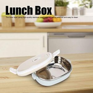 Thermal Lunch Box, Bento Box, Stainless Steel for Work Travel School Home(Single layer)