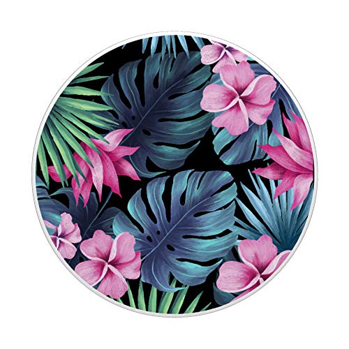 Exotic Summer Vacation Hawaii Plant Flower Hibiscus Tropical PopSockets PopGrip: Swappable Grip for Phones & Tablets