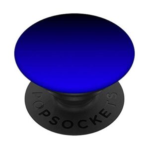 pretty gradient aesthetic colorful blue & black ombre color popsockets popgrip: swappable grip for phones & tablets