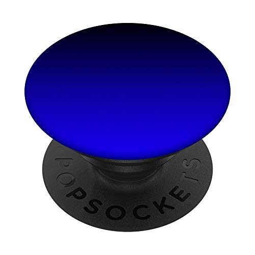 Pretty Gradient Aesthetic Colorful Blue & Black Ombre Color PopSockets PopGrip: Swappable Grip for Phones & Tablets