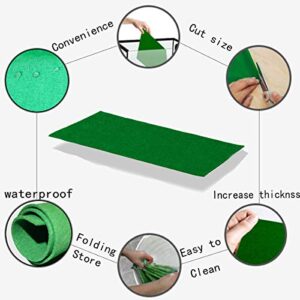 Mechpia 59" x 20" Reptile Carpet, Terrarium Extra Large Mat Liner Bedding Reptile Substrate Supplies for Bearded Dragon Lizard Leopard Gecko Snake Tortoise (Green)