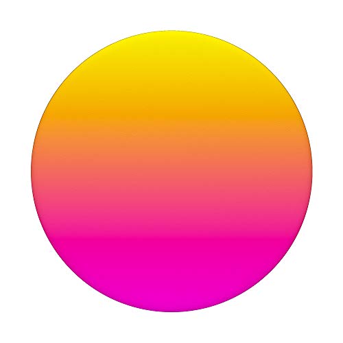 Pretty Gradient Aesthetic Colorful Yellow Pink Ombre Colors PopSockets PopGrip: Swappable Grip for Phones & Tablets