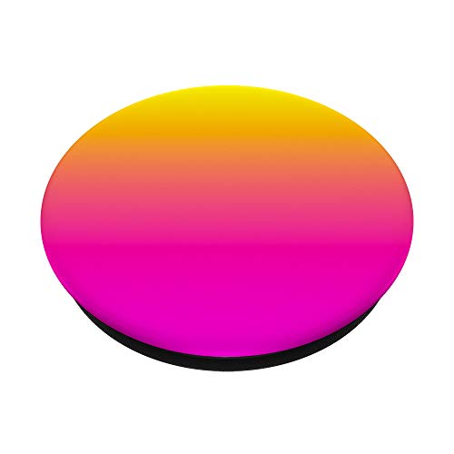 Pretty Gradient Aesthetic Colorful Yellow Pink Ombre Colors PopSockets PopGrip: Swappable Grip for Phones & Tablets