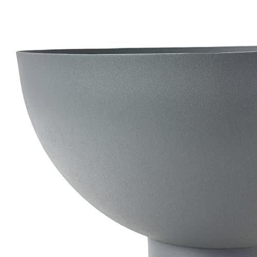 Bloomingville Decorative Metal Footed, Grey Bowl