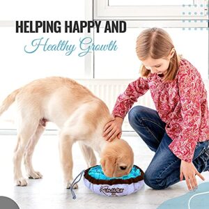 TOMAHAUK Snuffle Mat for Dogs – Interactive Feed Game/Dog Puzzle Toy That Helps with Stress Relief, Foraging Skills, Brain Stimulation and Boredom (Blue)