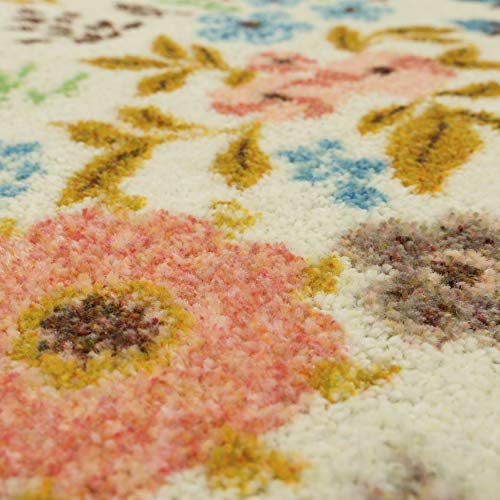 Mohawk Home Machine Washable Summer Kitchen Rug ,Summer Floral