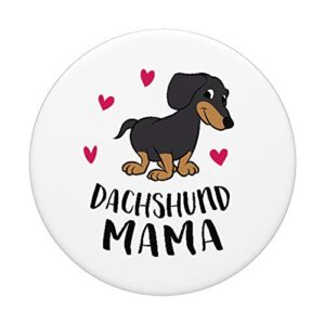 Dachshund Mom Funny Dachshund PopSockets Swappable PopGrip