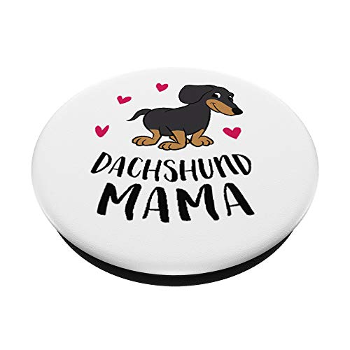 Dachshund Mom Funny Dachshund PopSockets Swappable PopGrip