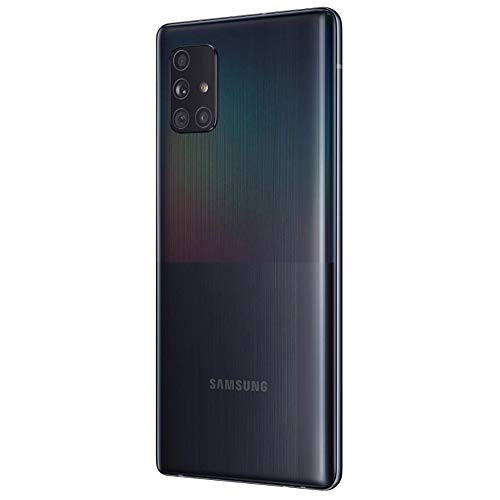 Samsung Galaxy A71 5G (128GB, 6GB) 6.7" AMOLED+, Snapdragon 765G, 4500mAh Battery, Global 5G Volte GSM AT&T Unlocked (T-Mobile, Metro, Straight Talk) A716U (Prism Cube Black)(Renewed)