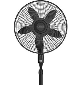 Lasko S18440 Performance 18-inch Oscillating Pedestal Standing Floor Fan with Remote Control and Adjustable Stand for Indoor, Bedroom, Living Room, Home Office & College Dorm Use – Black