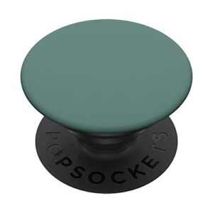 simple chic solid color dark jade green popsockets popgrip: swappable grip for phones & tablets