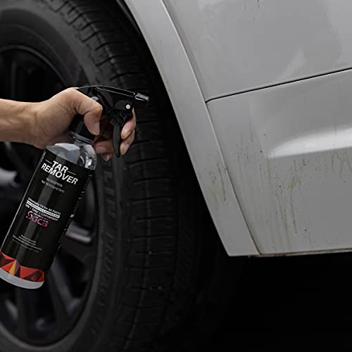 SGCB 16oz Tar Remover for Cars, 500ml Safe Road Tar Asphalt Remover Effective Adhesive Remover Cleaner | Quick Eliminate Grime Sap Gum Glue Rubber Streak from Paint Rim Wheel & Other Exterior Areas