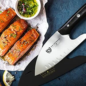 Dalstrong Guardian Chef Knife - 8 inch - Gladiator Series Elite - Ergonomic Design - Razor Sharp - Forged High Carbon German Steel - Full Tang - w/Sheath