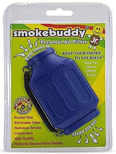 100% Authentic Smoke Buddy Personal Air Purifier (Blue, Junior)