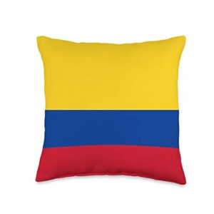 colombia colombian flag throw pillow