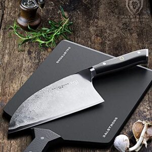 Dalstrong Serbian Chef Knife - 8 inch - Meat Cleaver - Shogun Series ELITE - Japanese AUS-10V Super Steel Kitchen Knife - G10 Handle - Sheath Included