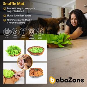 babaZone Total Enrichment in One Pack! Interactive Entertainment for Slow Feeding and Brain Stimulation. Treat Puzzles for Medium/Large Dogs who Love to Lick Sniff Chew and Play.