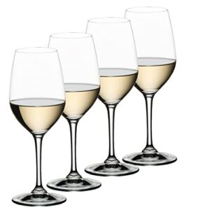 nachtmann white wine glass, 4 count (pack of 1), clear