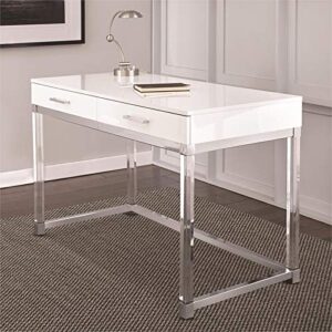 Steve Silver Everett White Painted Wood Desk