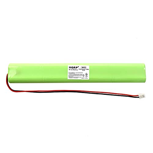 HQRP Emergency Exit Light Battery Compatible with Unitech BBAT0043A Lithonia ELB-B003 ELB-B004 BAT9.6V700 AA700MAH AA900MAH 9.6v 700mAh Ni-CD BBATOO43A