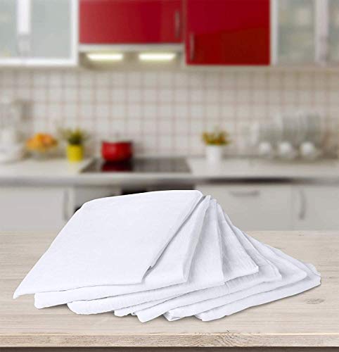 Simpli-Magic 79374 Flour Sack Kitchen Towels, Pack of 14, White