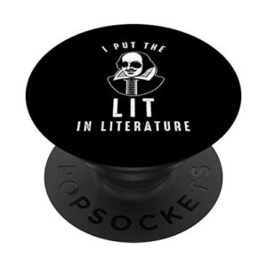 reader bookworm reading literature book poem books popsockets swappable popgrip