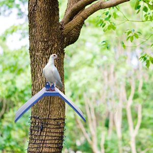 Yardwe 10pcs Dove Rest Stand Bird Perches Pigeon Stand Roost Frame Plastic Pigeon Perches Bird Supplies Accessories for Home Pigeon Bird Parrot (Random Color)