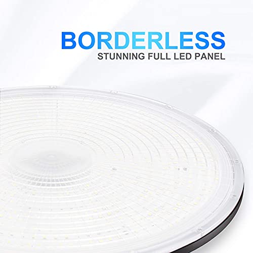 BBESTLED 240W LED High Bay Light, Warehouse Light 0-10V Dimmable 5000K Daylight 36,000LM UFO High Bay Light[1000W MH/HPS Equivalent] for Factory Warehouse UL&DLC Listed AC100-277V Updated Version