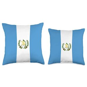 Guatemala Guatemalan Flag Bandera Throw Pillow