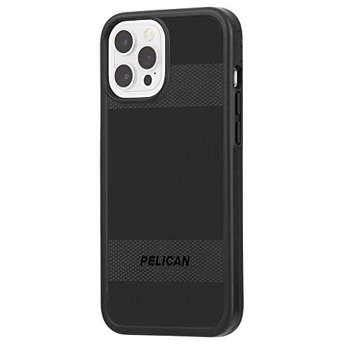 Pelican - PROTECTOR Series - Case for iPhone 12 Pro Max (5G) - Compatible with MAGSAFE Accessories & Charging - 15 ft Drop Protection - 6.7 Inch - Black