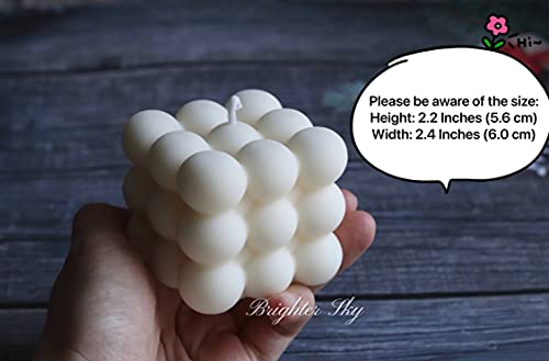Bubble Candle by Brighter Sky|Natural Wax|Candle Decor|Gift for Her|Cute Candle|Candle Ideas|Wax Melts|Pillar Candle|Candle Holder|Candle Gift|Dessert Candle|Decorative Candle|Home Decor
