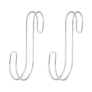 muji stainless steel s-hook - pack of 2 (large)