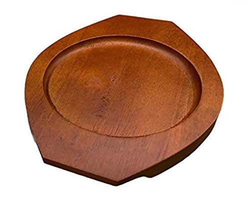 Sunrise Kitchen Supply Wood Underliner/Trivet for Cast Iron (Dark Brown)