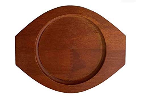 Sunrise Kitchen Supply Wood Underliner/Trivet for Cast Iron (Dark Brown)