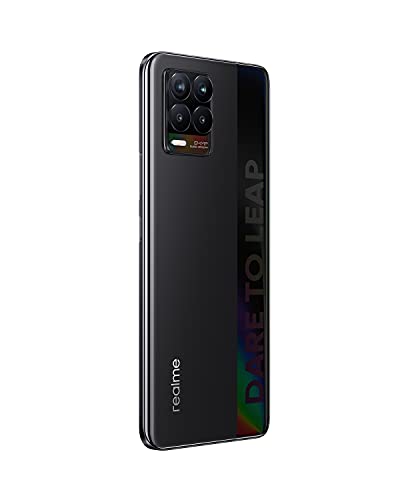 Realme 8 4G Dual SIM 128GB ROM + 6GB RAM (GSM Only | No CDMA) Factory Unlocked 4G/LTE Smartphone (Cyber Black)-International Version