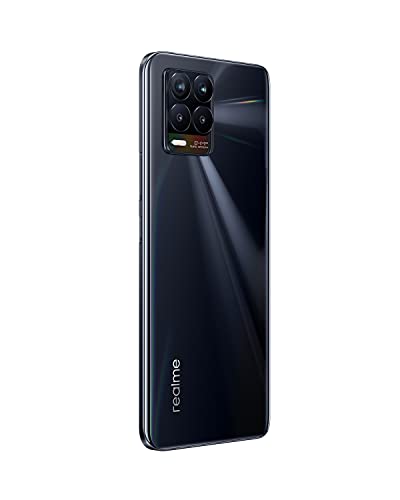 Realme 8 4G Dual SIM 64GB ROM + 4GB RAM (GSM Only | No CDMA) Factory Unlocked 4G/LTE Smartphone (Punk Black)-International Version