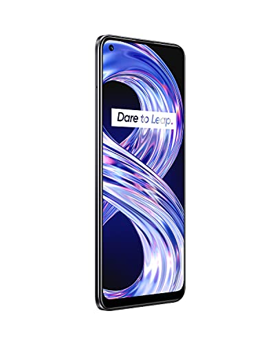 Realme 8 4G Dual SIM 64GB ROM + 4GB RAM (GSM Only | No CDMA) Factory Unlocked 4G/LTE Smartphone (Cyber Black)-International Version