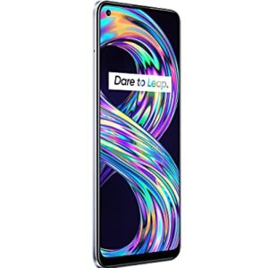 Realme 8 4G Dual SIM 64GB ROM + 4GB RAM (GSM Only | No CDMA) Factory Unlocked 4G/LTE Smartphone (Cyber Silver)-International Version