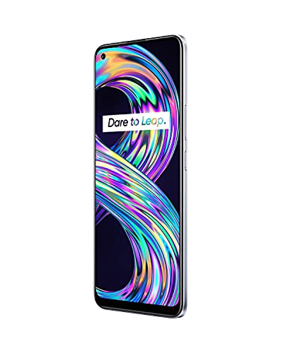 Realme 8 4G Dual SIM 64GB ROM + 4GB RAM (GSM Only | No CDMA) Factory Unlocked 4G/LTE Smartphone (Cyber Silver)-International Version