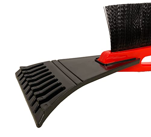 Teal Turtle 21 Inch Car Snow Scraper and Brush - Versatile Tool for Snow and Ice Removal