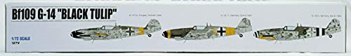 Premium Hobbies Bf 109 G-14 Black Tulip 1:72 Plastic Model Airplane Kit 127V