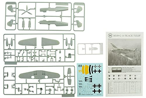 Premium Hobbies Bf 109 G-14 Black Tulip 1:72 Plastic Model Airplane Kit 127V