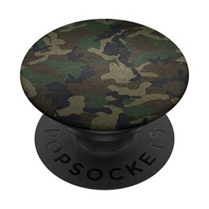 camouflage print modern pattern camo lovers gift popsockets popgrip: swappable grip for phones & tablets