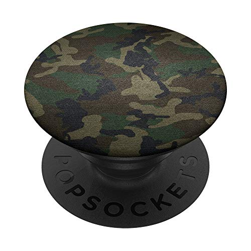 Camouflage Print Modern Pattern Camo lovers Gift PopSockets PopGrip: Swappable Grip for Phones & Tablets