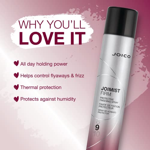 JoiMist Firm Protective Finishing Spray | For Most Hair Types | Protect Against Heat & Humidity | Eliminate Static & Frizz | Protect Against Pollution & Harmful UV | Paraben & Sulfate Free | 300mL