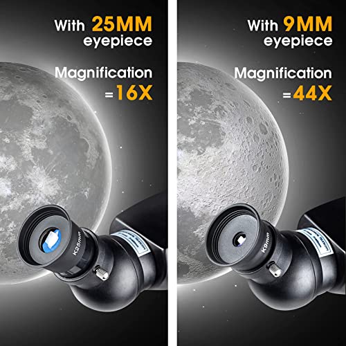 Telescope 70 mm Aperture 400 mm Refractor Astronomical Portable Telescope for Kids Adults Beginners with Tripod Phone Adaptere Carrying Bag and Wireless Remote