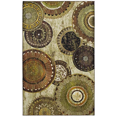 Mohawk Home Medallion 4' x 6' Armindale Brown Area Rug