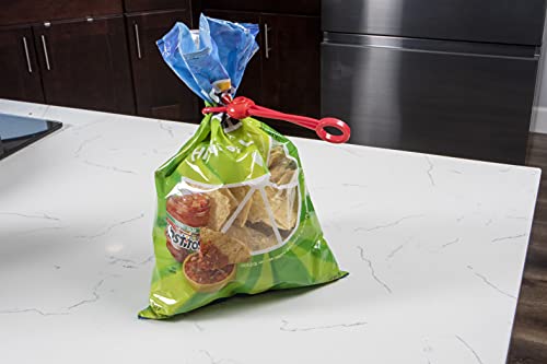 Fresh Fare Innovative Chip Clip Replacement Keep Snacks Fresh, Standard, Blue, Green, Red