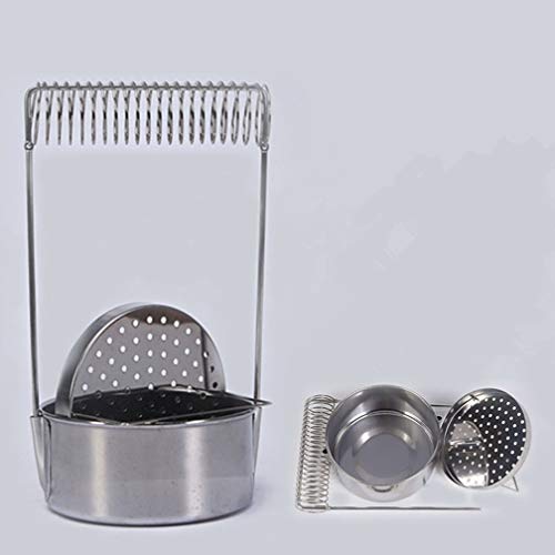 Adtop Portable Brush Washer Stainless Steel Paint Brush Basin with Brush Organizer for Art Brushes Cleaning and Drying